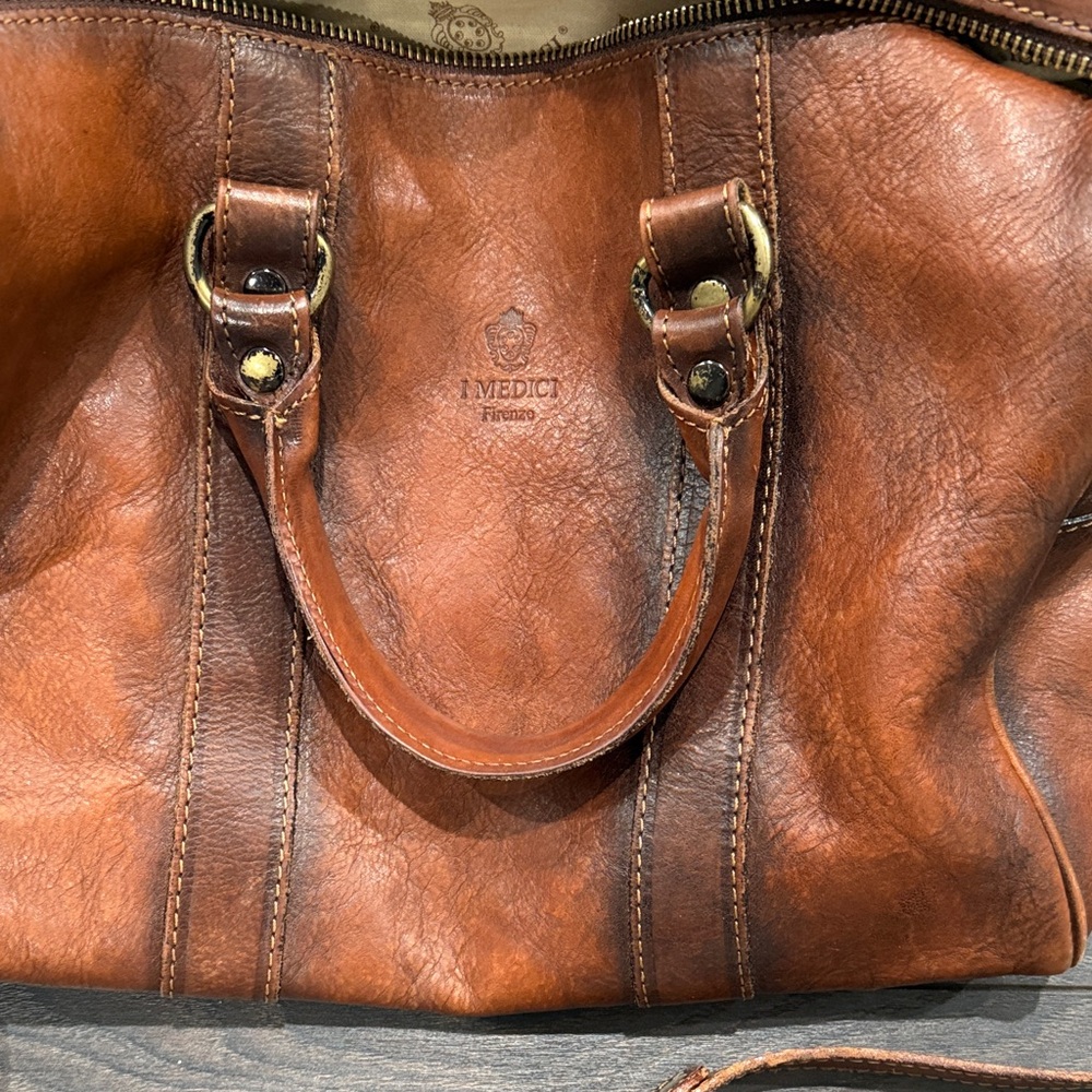 Used Brown Leather I Medici Bag